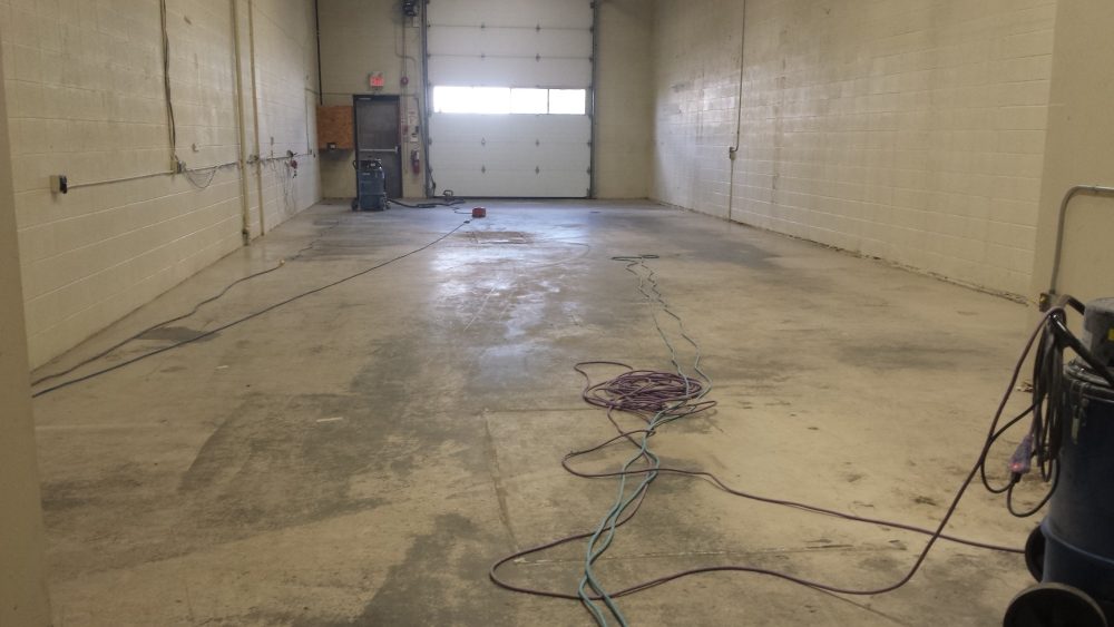 Before Glue Removal — 6D Concrete Restoration